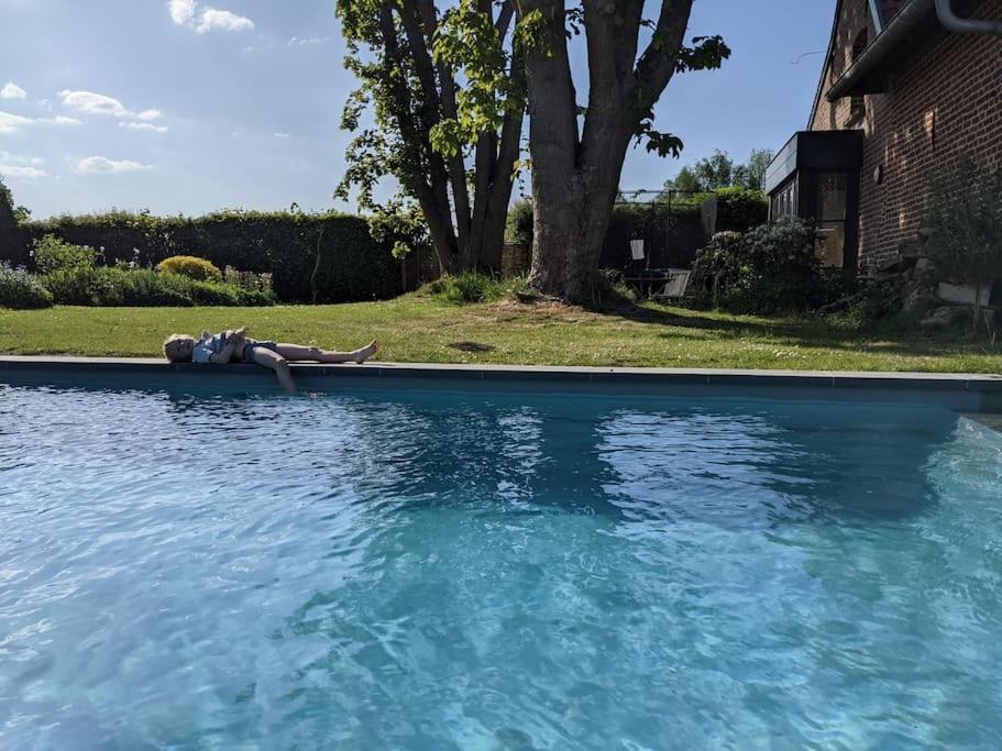 Ferme De Caractere Avec Piscine Et Cheminee Villa Sainghin-en-Mélantois Exterior photo